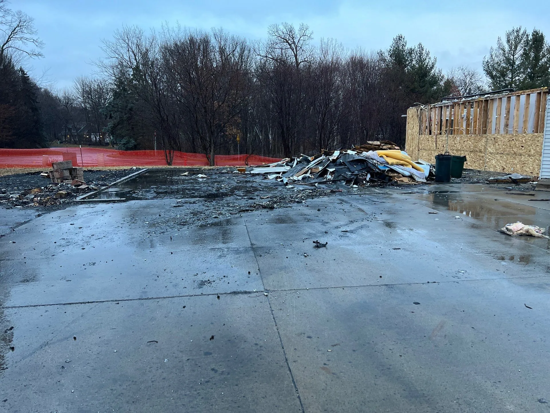 demolished fire damaged house Utah